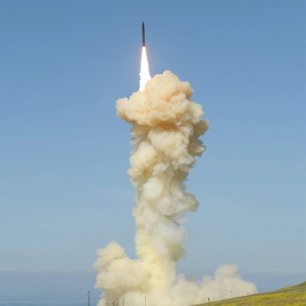 Northrop Grumman Ground-Based Interceptor launch